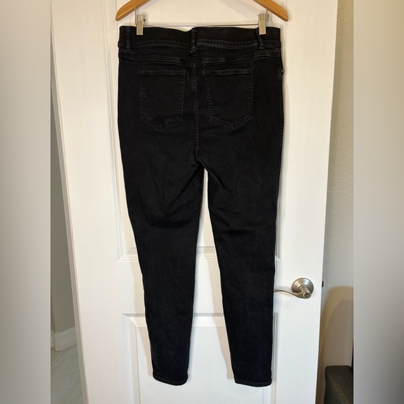 Spanx Shape Ankle Skinny Jeans Black EveryWear Style #20278T Size XL Tall - Picture 7 of 10